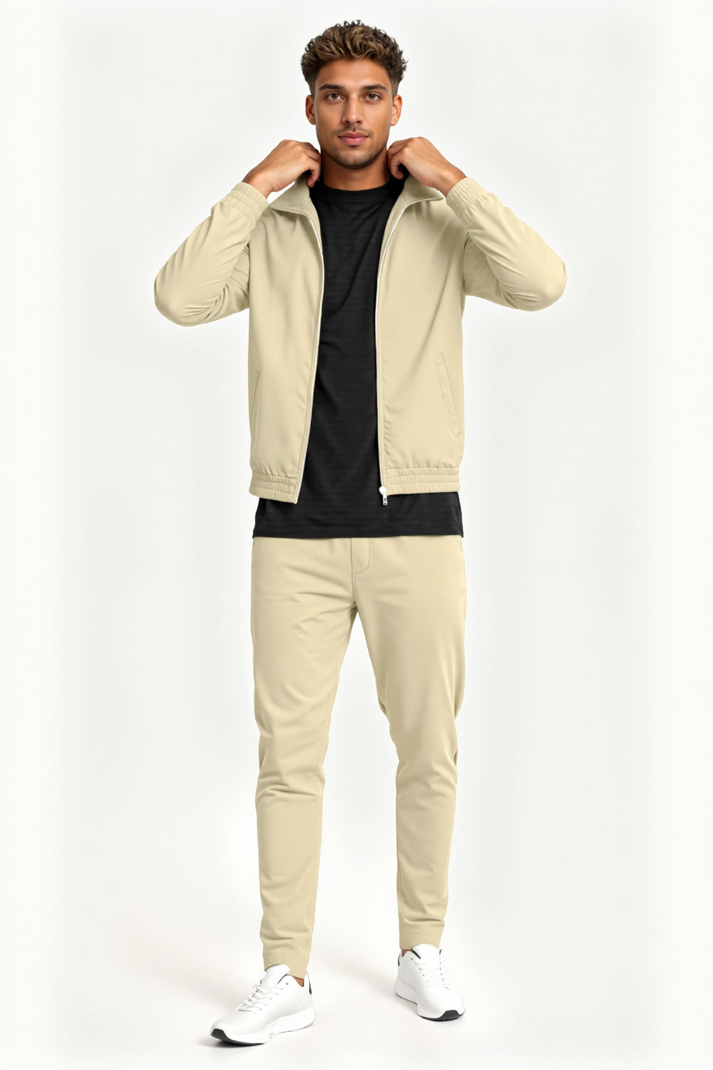Men's Casual Set - Beige