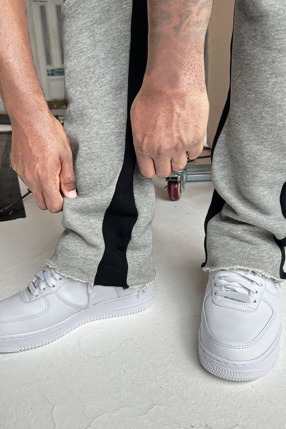 Men's Flared Pant - Gray