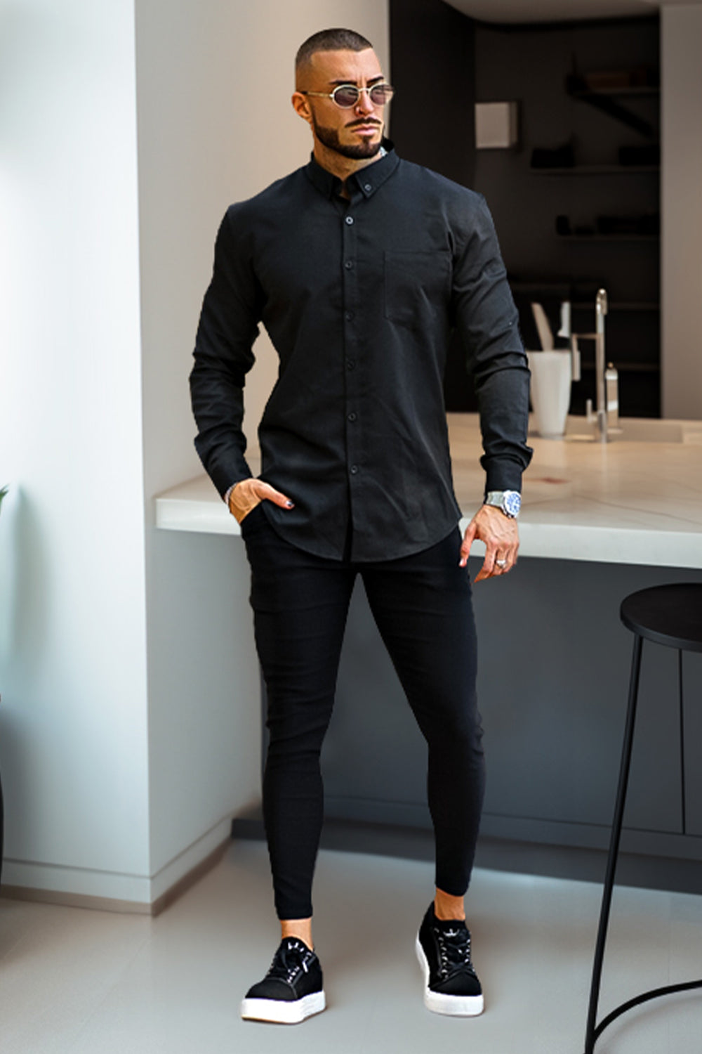 Mens Black Pant