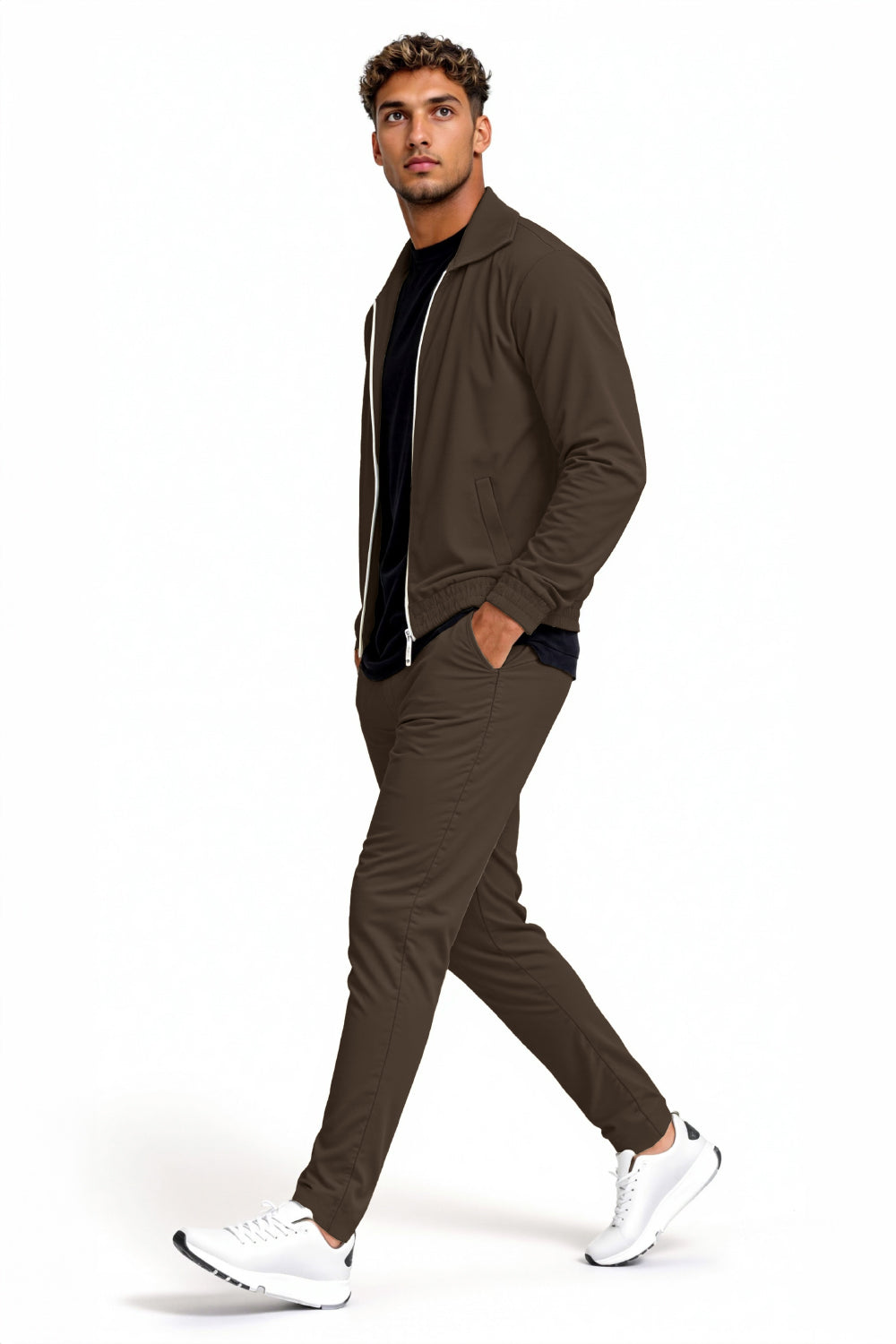 Men's Casual Set - Brown