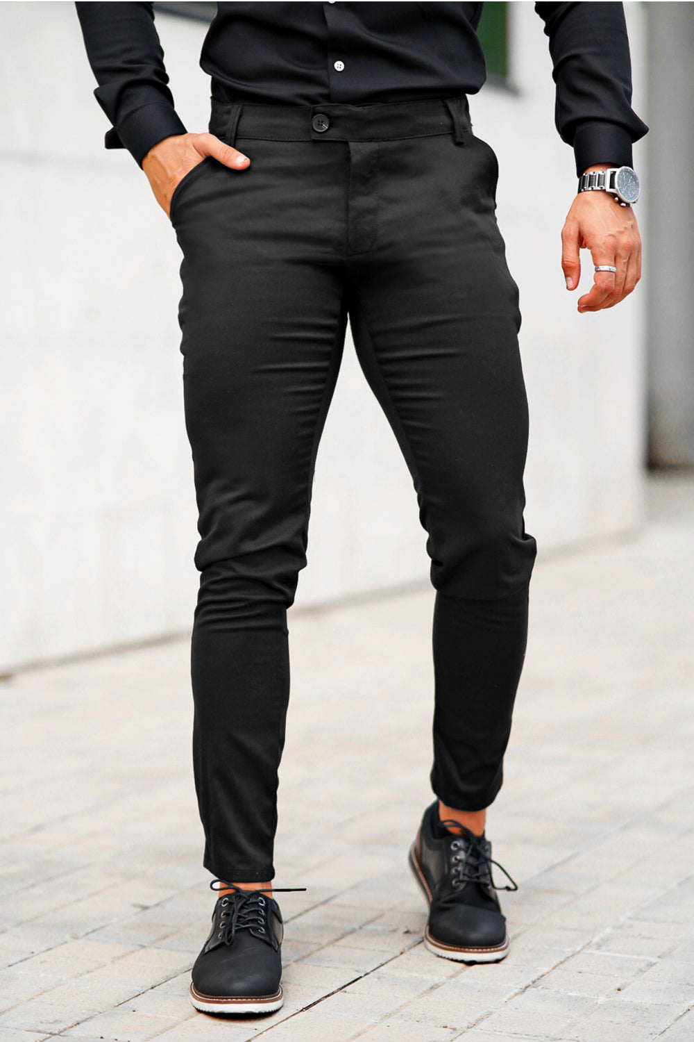 Mens Casual Pant - Black