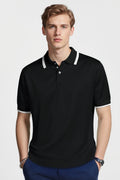 Men's High Quality Slim Fit Polo Shirt - Black
