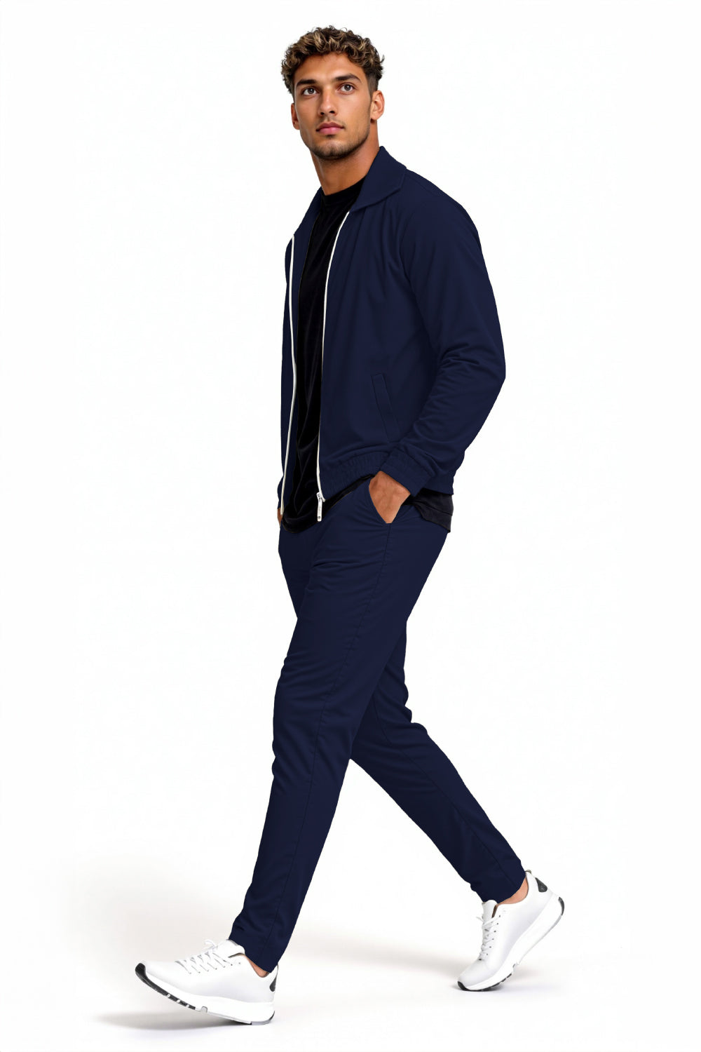 Men's Casual Set - Navy Blue