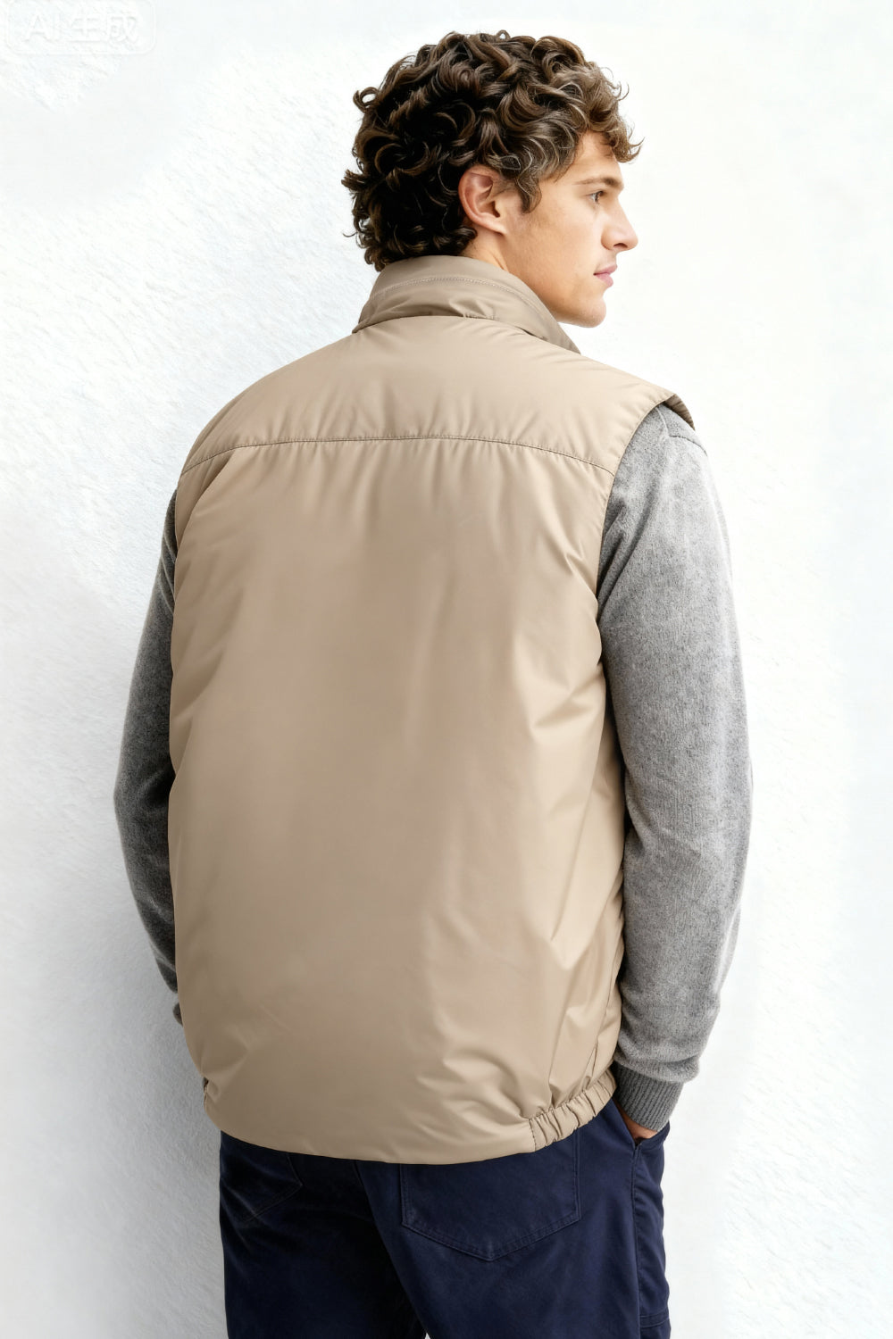Men's Reversible Vest - Grey