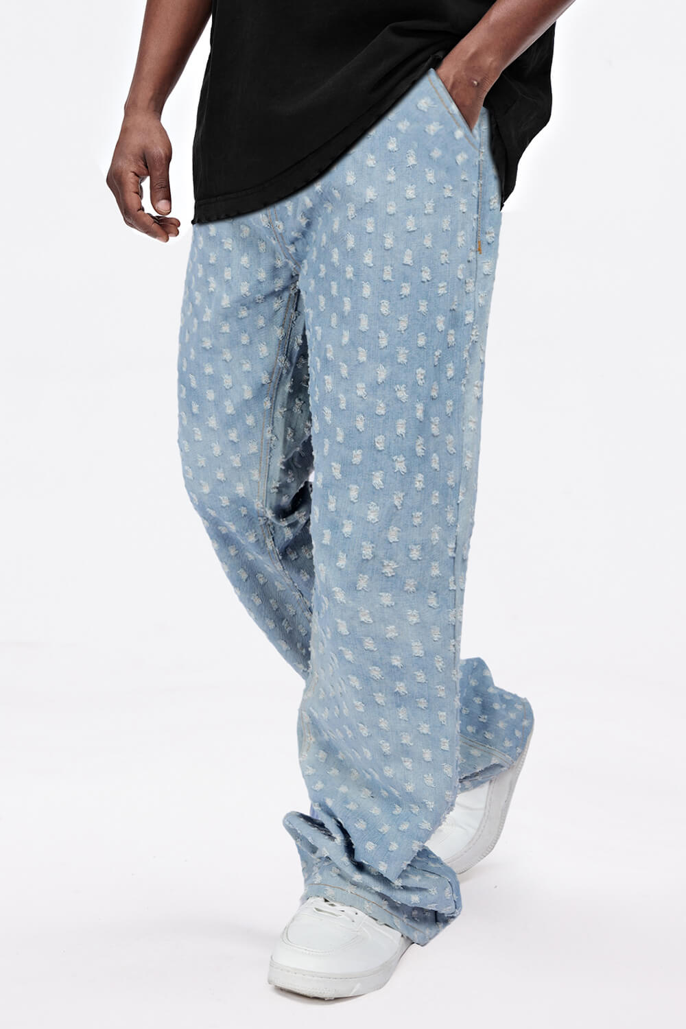 Men's Loose Jean - Light Blue