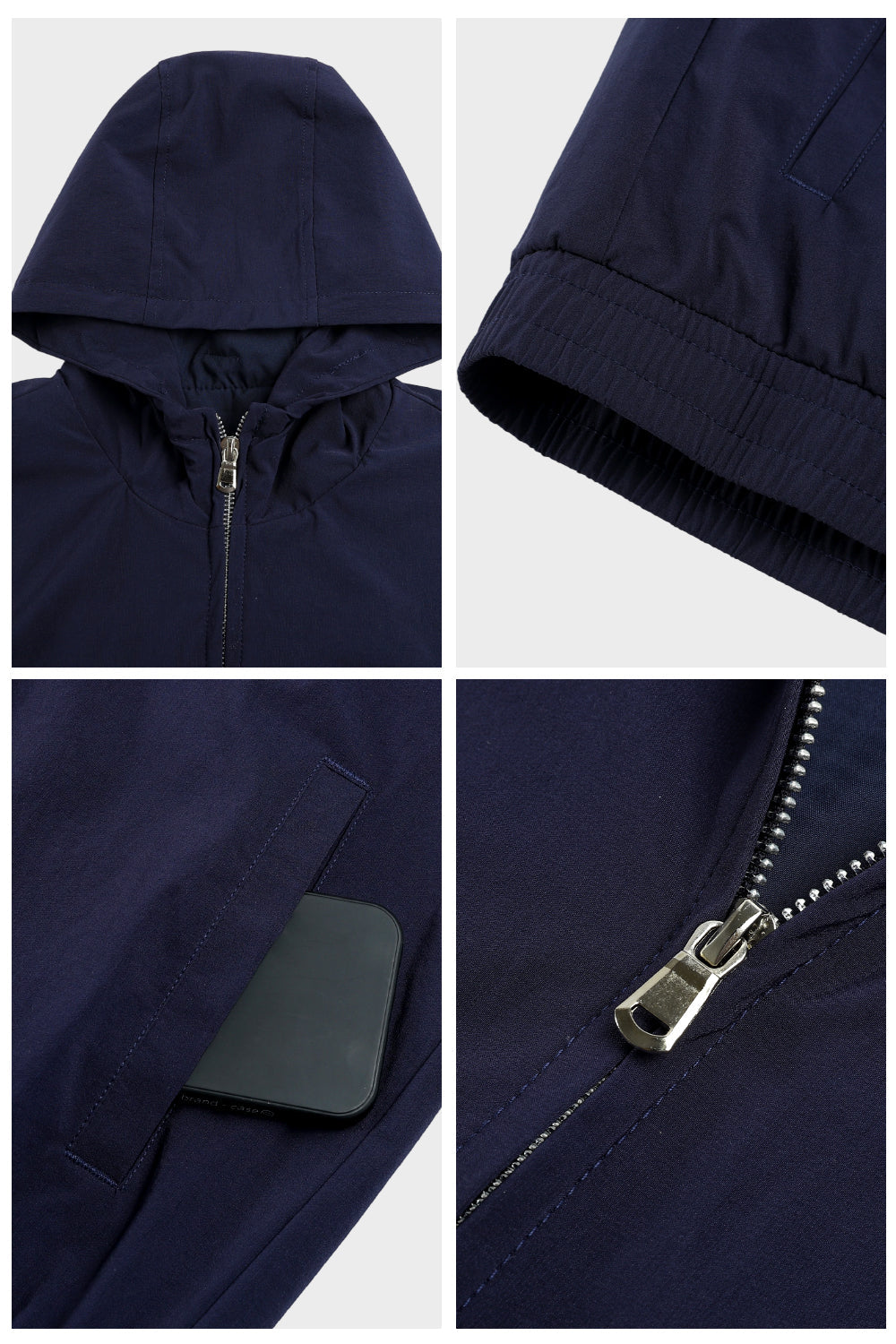 Men's Casual Hoodie Set - Dark Blue