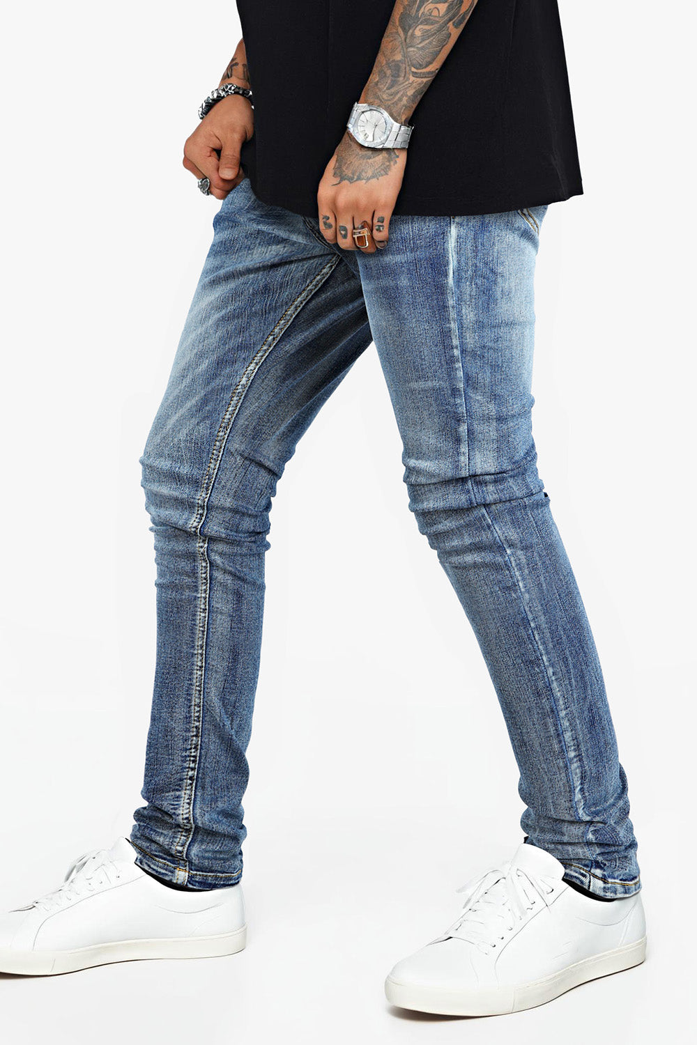 Men's Stretch Skinny Jean - Dark Blue