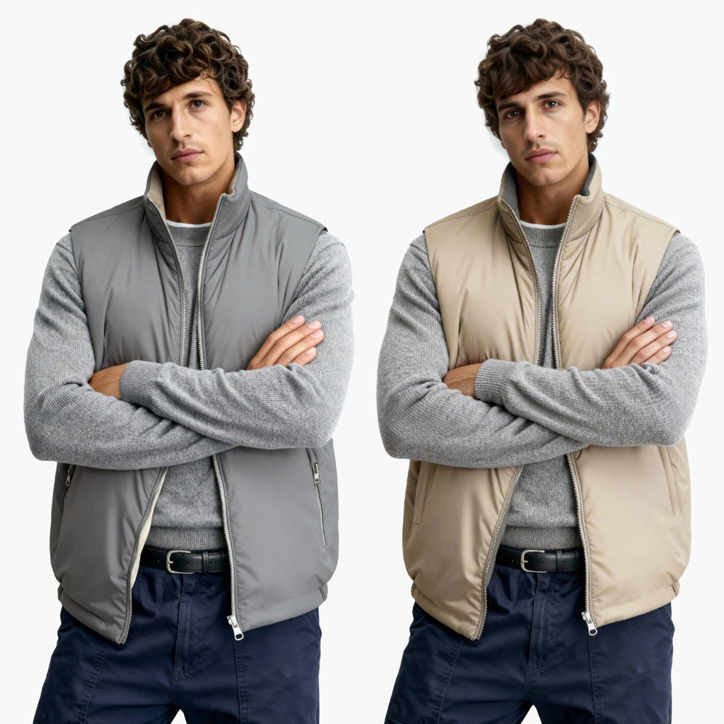 Men's Reversible Vest - Grey