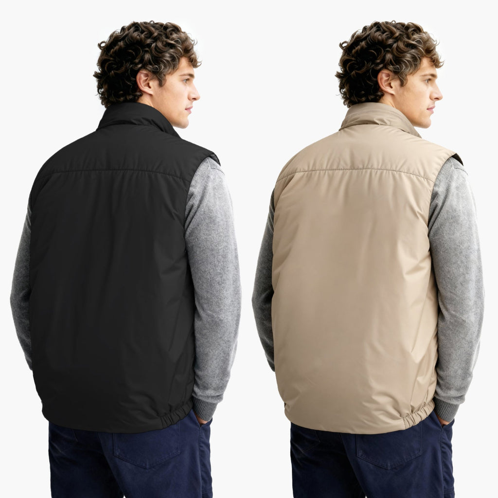 Men's Reversible Vest - Black