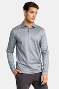 Men's Mercerized Cotton Polo Shirt - Mist Grey