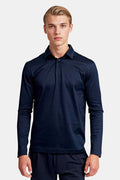 Men's Mercerized Cotton Polo Shirt - Midnight Blue