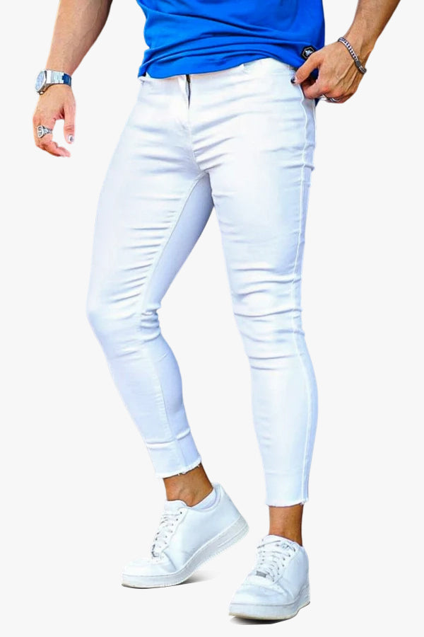 Men‘s Stretch Skinny Jean - White