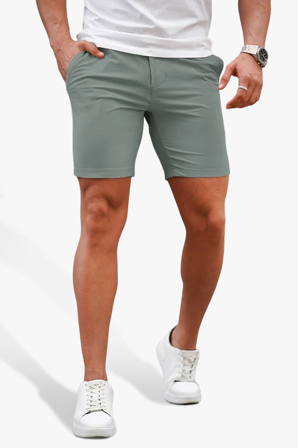 Mens  Mountain Green Stretch Chino Short