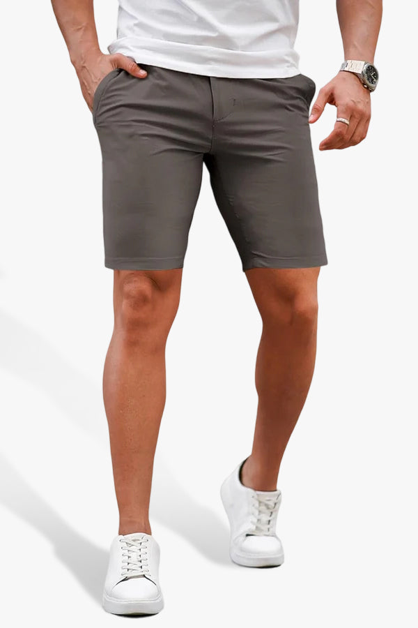 Mens Tailored Chino Short - Dark Grey