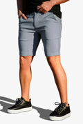 Mens Grey Shorts - Stripe
