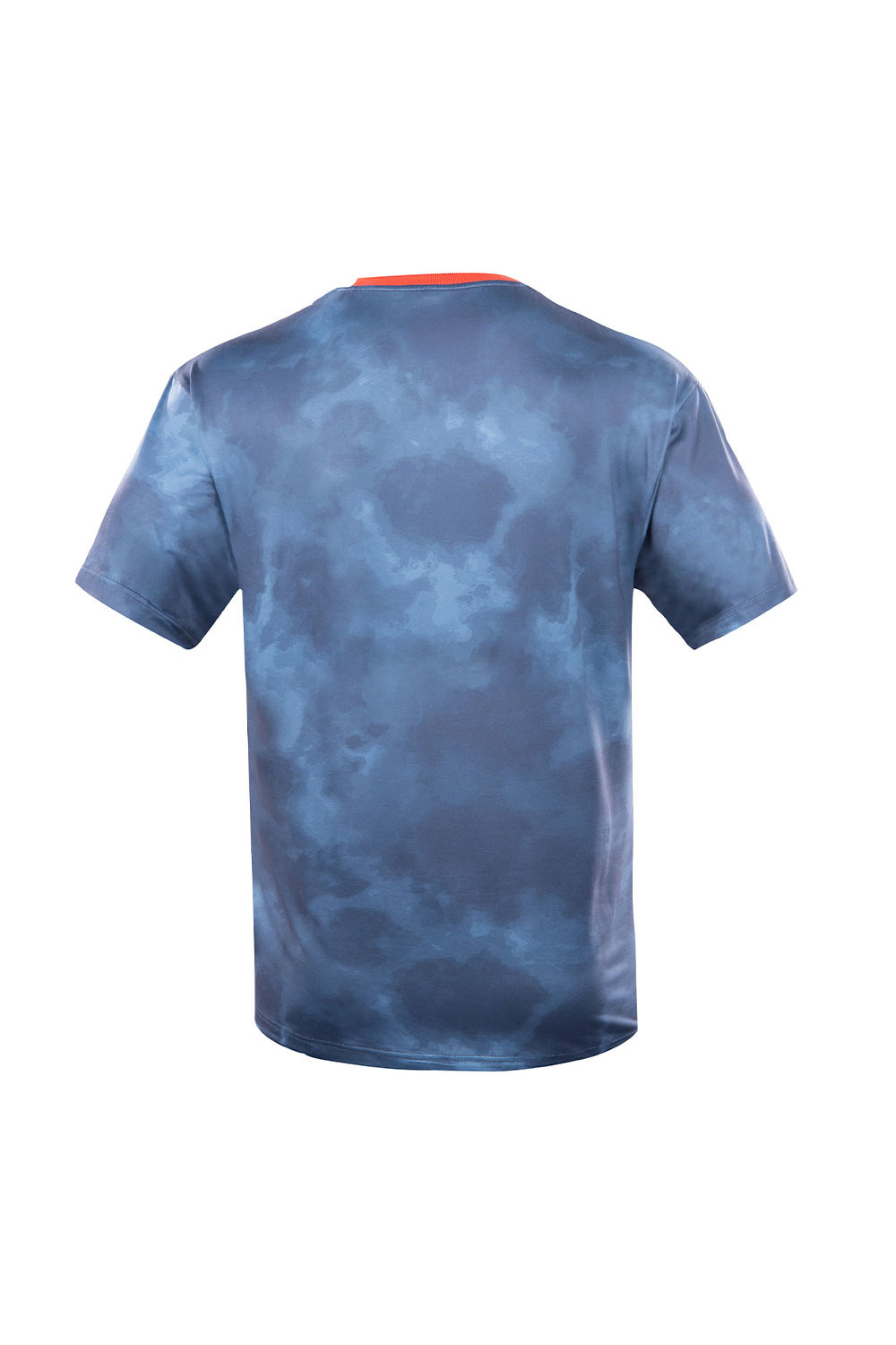 GINGTTO Mens Crew Neck T-shirts-Blue