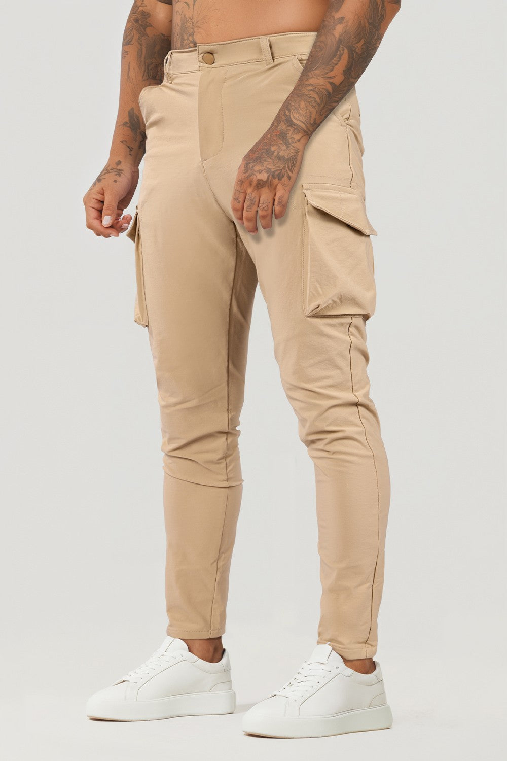Men Casual Cargo Pant - Black