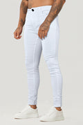 Mens Skinny Jean - White/ Black & Comfortable